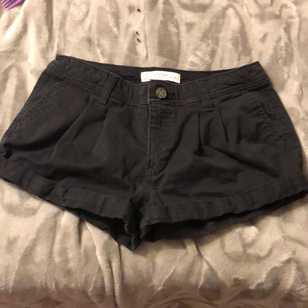 Black Abercrombie shorts